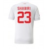 Sveits Xherdan Shaqiri #23 Bortedrakt VM 2022 Kortermet